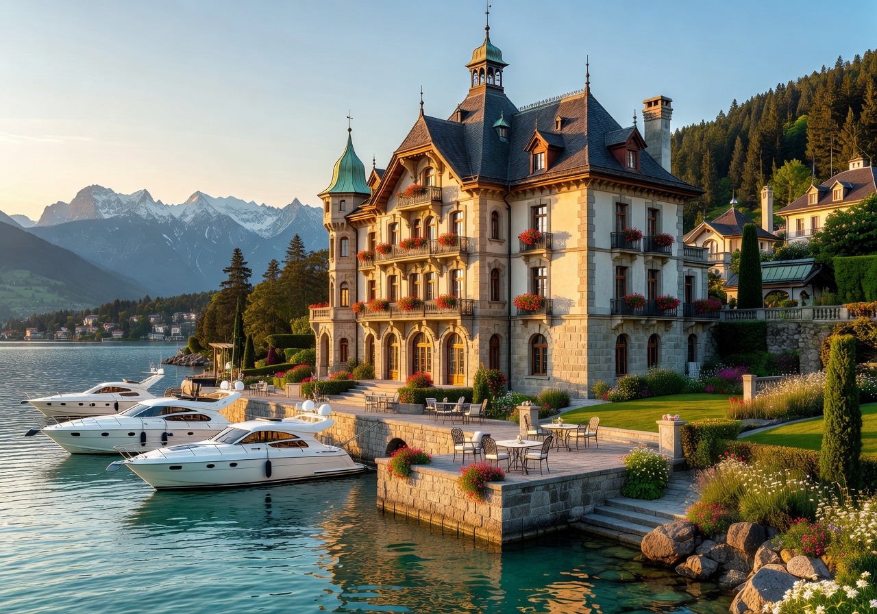 Alpine Crown Palace luxury Zurich lakeside resort