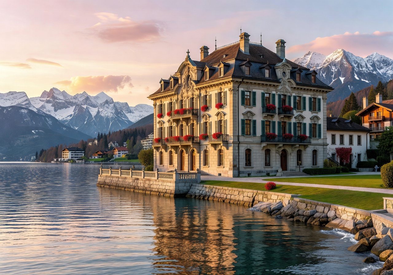 Alpine Crown Palace Zurich Switzerland lakeside hotel