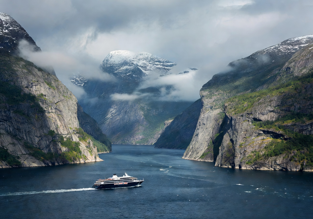 Norwegian fjord cruise Bergen